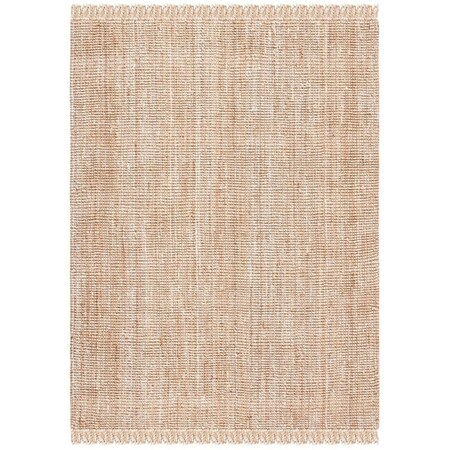 Safavieh 4 x 6 ft. Natural Fiber Hand Woven Rectangle Area Rug Natural & Beige NF828A-4